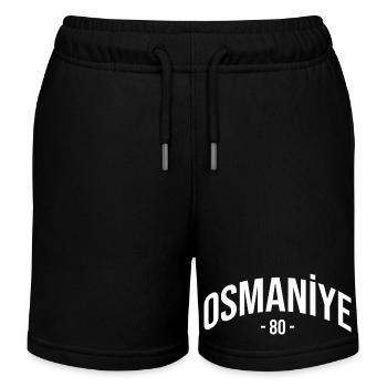 Osmaniye 80 Turquie Turquie Turquie Cadeau Osmaniyeli TR - Short de jogging enfant bio Stanley/Stella - noir - Devant