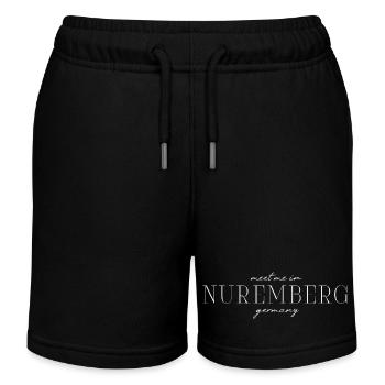 Nuremberg, Allemagne T-Shirt Design de Style Élégance - Short de jogging enfant bio Stanley/Stella - noir - Devant