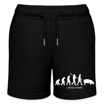 Revolution - Evolution Man Fun Twist 04 - Kinder Organic Joggingshorts Mini Bolter von Stanley/Stella - Schwarz - Vorne