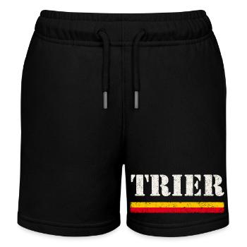 Trier - Kids Organic Sweat Shorts by Stanley/Stella - black - Front