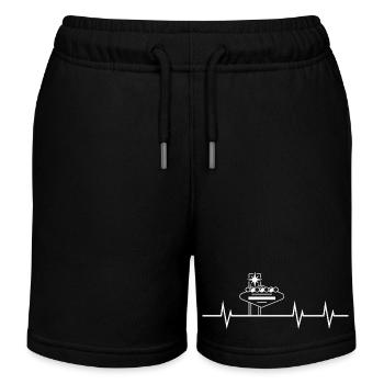 Heartbeat of Las Vegas - Kinder Organic Joggingshorts Mini Bolter von Stanley/Stella - Schwarz - Vorne