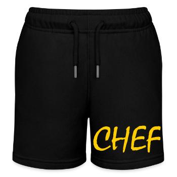 Chef - Kids Organic Sweat Shorts by Stanley/Stella - black - Front