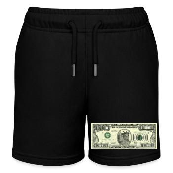 1 million de dollars - Short de jogging enfant bio Stanley/Stella - noir - Devant