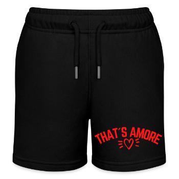 That`s Amore Lieblingsmensch Valentinstag Liebe - Kinder Organic Joggingshorts Mini Bolter von Stanley/Stella - Schwarz - Vorne