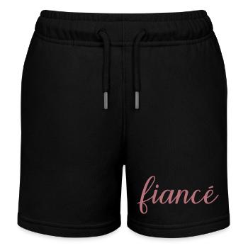 Fiancé Matching Engagement Gift Groom’s Mariage du marié - Short de jogging enfant bio Stanley/Stella - noir - Devant