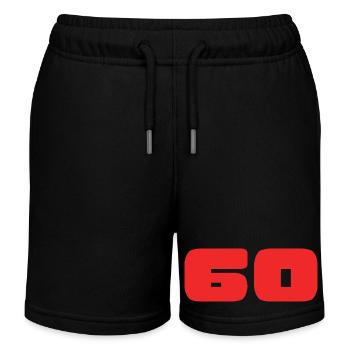 60. 60 YEARS. 60TH ANNIVERSARY. BIRTHDAY 60 YEARS. - Kids Organic Sweat Shorts by Stanley/Stella - black - Front