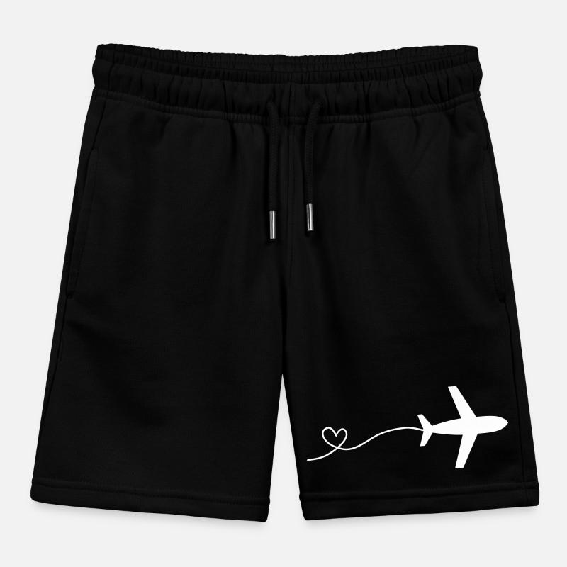 Airplane Kids Organic Sweat Shorts by Stanley/Stella