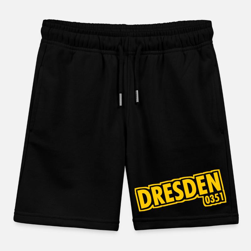 Dresden - 0351 - Area Code - Saxony Kids Organic Sweat Shorts by Stanley/Stella