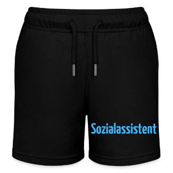 Sozialassistent Pflegeberuf Erzieher Pflege Sozial - Kinder Organic Joggingshorts Mini Bolter von Stanley/Stella - Schwarz - Vorne