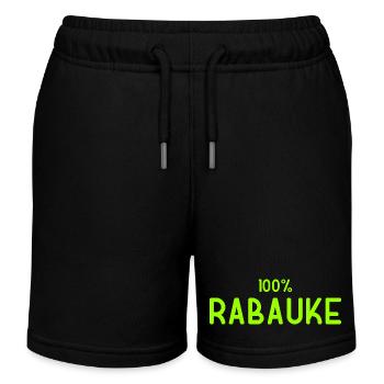 Rabauke - ungehobelter Mensch - ungezogenes Kind - Kinder Organic Joggingshorts Mini Bolter von Stanley/Stella - Schwarz - Vorne