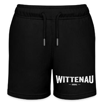 Wittenau Original - Kinder Organic Joggingshorts Mini Bolter von Stanley/Stella - Schwarz - Vorne
