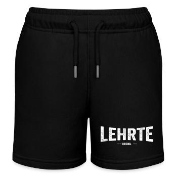 Lehrte Original - Kinder Organic Joggingshorts Mini Bolter von Stanley/Stella - Schwarz - Vorne