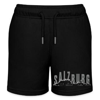 Salzburg Skyline - Kids Organic Sweat Shorts by Stanley/Stella - black - Front