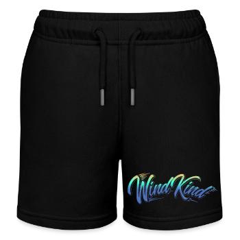 Genre de vent - Short de jogging enfant bio Stanley/Stella - noir - Devant