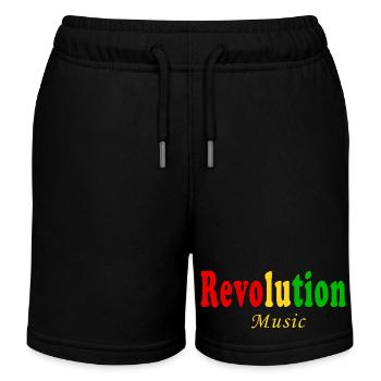 Musique de Revolution - Short de jogging enfant bio Stanley/Stella - noir - Devant