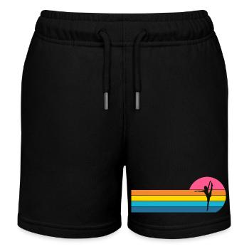 Ballerina Ballet - Kinder Organic Joggingshorts Mini Bolter von Stanley/Stella - Schwarz - Vorne