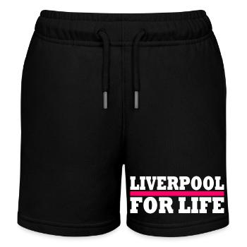 Liverpool - Kids Organic Sweat Shorts by Stanley/Stella - black - Front