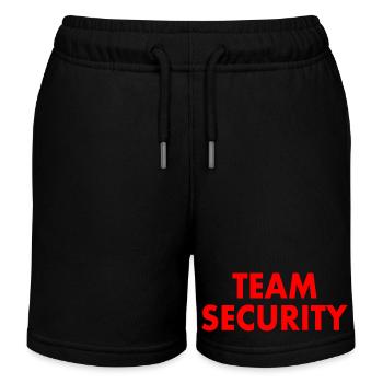 Team security - Kinder Organic Joggingshorts Mini Bolter von Stanley/Stella - Schwarz - Vorne