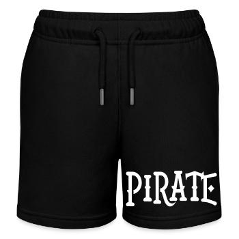 Pirate - Short de jogging enfant bio Stanley/Stella - noir - Devant