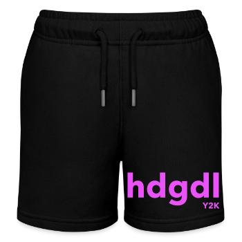 hdgdl hab dich gaz doll lieb magenta Jahr2000 - Kinder Organic Joggingshorts Mini Bolter von Stanley/Stella - Schwarz - Vorne