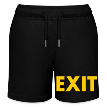 Exit - Kinder Organic Joggingshorts Mini Bolter von Stanley/Stella - Schwarz - Vorne