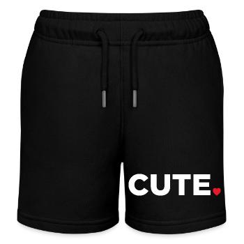 Mignon - Short de jogging enfant bio Stanley/Stella - noir - Devant