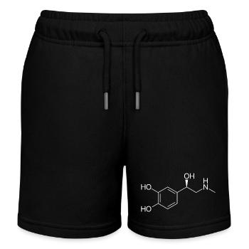 Adrenalin Molekül - weiß - Kinder Organic Joggingshorts Mini Bolter von Stanley/Stella - Schwarz - Vorne