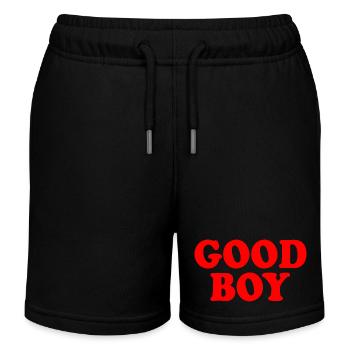 Good boy - Kids Organic Sweat Shorts by Stanley/Stella - black - Front