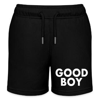 Good boy - Short de jogging enfant bio Stanley/Stella - noir - Devant