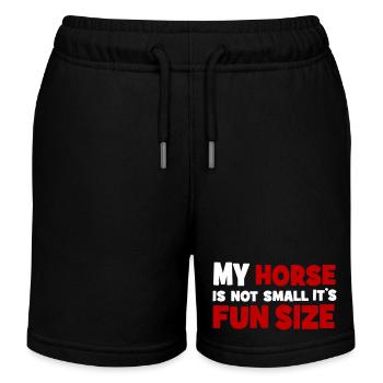 Pony - Kids Organic Sweat Shorts by Stanley/Stella - black - Front