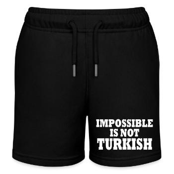 impossible is not turkish - Turquie - Short de jogging enfant bio Stanley/Stella - noir - Devant