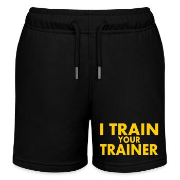 I train your trainer - Short de jogging enfant bio Stanley/Stella - noir - Devant