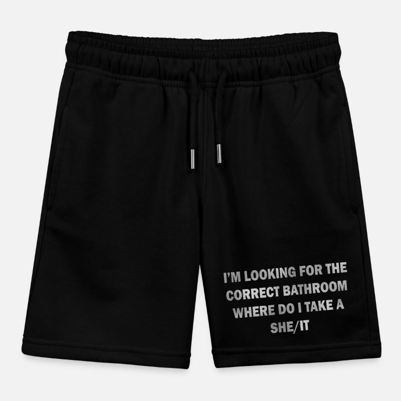 CORRECT BATHROOM TAKE A SHE/IT Kinder Organic Joggingshorts Mini Bolter von Stanley/Stella