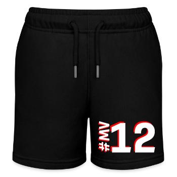 MV12-KARTON - Kinder Organic Joggingshorts Mini Bolter von Stanley/Stella - Schwarz - Vorne