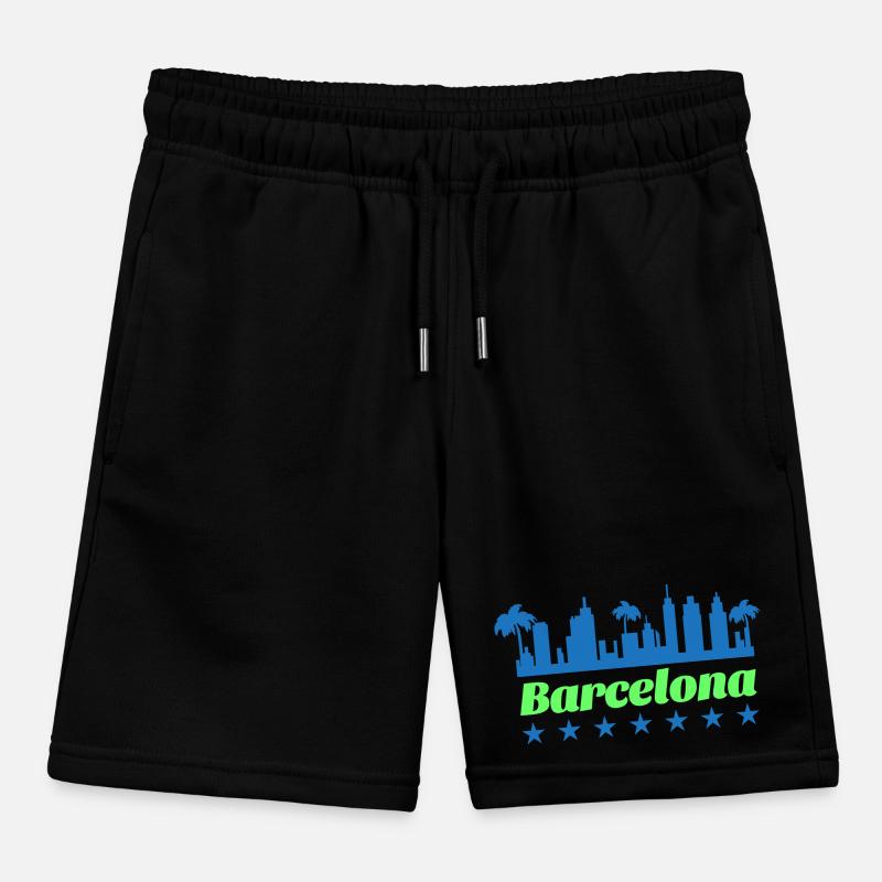 Barcelone Short de jogging enfant bio Stanley/Stella