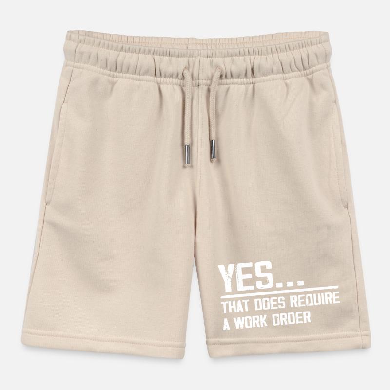 yes... that does require a work order Short de jogging enfant bio Stanley/Stella