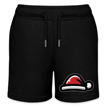 Weihnachtsmütze - Kinder Organic Joggingshorts Mini Bolter von Stanley/Stella - Schwarz - Vorne