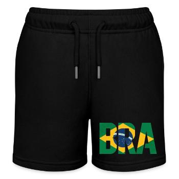 Brazilien - Kinder Organic Joggingshorts Mini Bolter von Stanley/Stella - Schwarz - Vorne