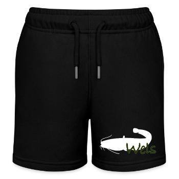 Wels - Kinder Organic Joggingshorts Mini Bolter von Stanley/Stella - Schwarz - Vorne