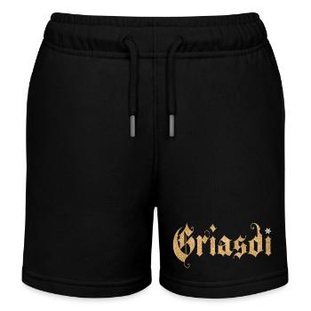 Griasdi Bavière Bavarois - Short de jogging enfant bio Stanley/Stella - noir - Devant