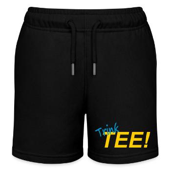 TRINK TEE! - Kinder Organic Joggingshorts Mini Bolter von Stanley/Stella - Schwarz - Vorne