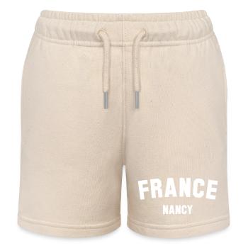 NANCY France Frankreich - Kinder Organic Joggingshorts Mini Bolter von Stanley/Stella - Natur - Vorne