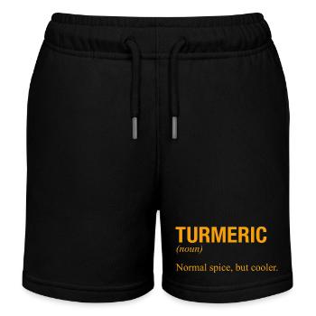 CURCUMA - Short de jogging enfant bio Stanley/Stella - noir - Devant