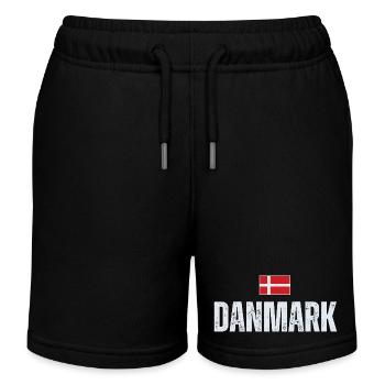 Fierté danoise, fier Danois - Short de jogging enfant bio Stanley/Stella - noir - Devant