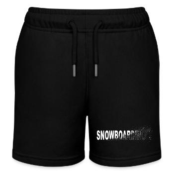 Snowboarding - Kinder Organic Joggingshorts Mini Bolter von Stanley/Stella - Schwarz - Vorne