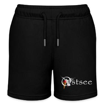 Ostsee Möwe Eisräuber Raubvogel - Kids Organic Sweat Shorts by Stanley/Stella - black - Front