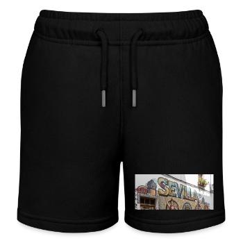 Séville Rue Graffiti Flamenco - Short de jogging enfant bio Stanley/Stella - noir - Devant
