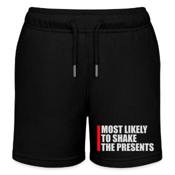 Le plus susceptible de secouer les cadeaux Noël Fun - Short de jogging enfant bio Stanley/Stella - noir - Devant
