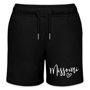 Missouri Heart Women’s Love Missouri - Short de jogging enfant bio Stanley/Stella - noir - Devant