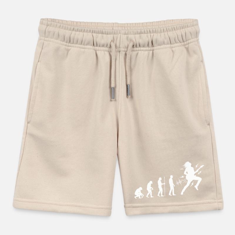 Évolution vers la conception de guitares de musicien rock Short de jogging enfant bio Stanley/Stella